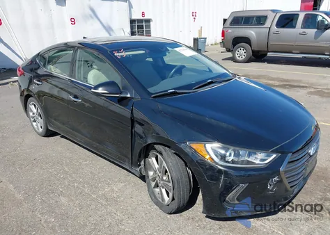 2017 Hyundai Elantra Limited from USA, damaged, VIN 5NPD84LF4HH062453